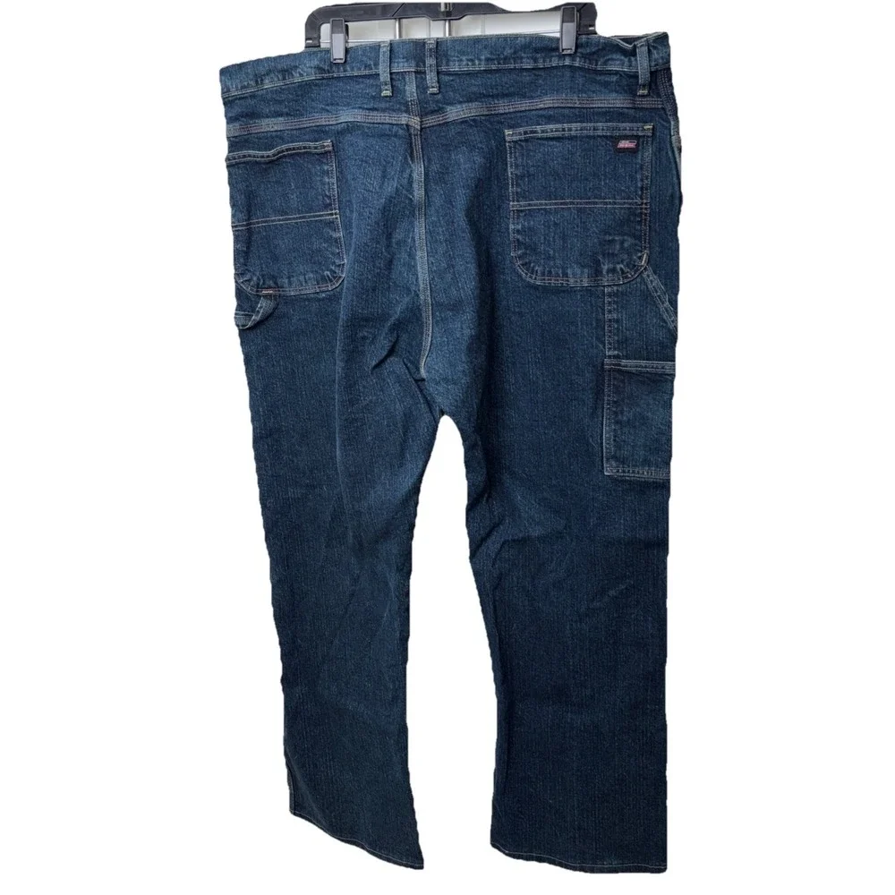 DICKIES UTILITY JEAN MENS 44X32 Carpenter denim y2k blue